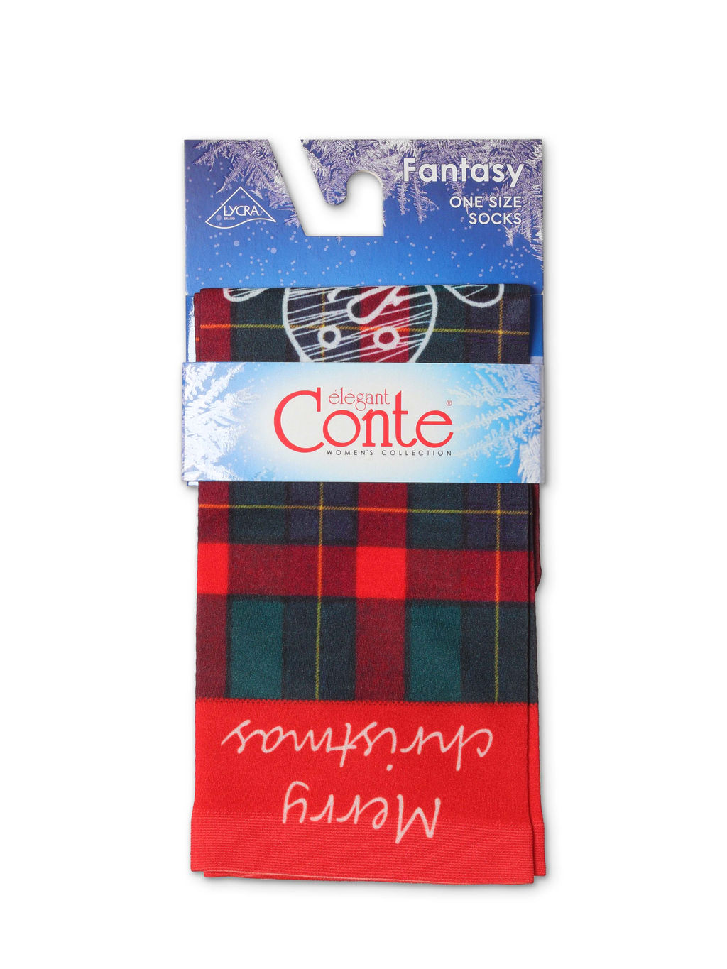 Цена за 2 пары. Носки фантазийные CONTE Носки с новогодними рисунками FANTASY 70 - Conte elegant фото 3