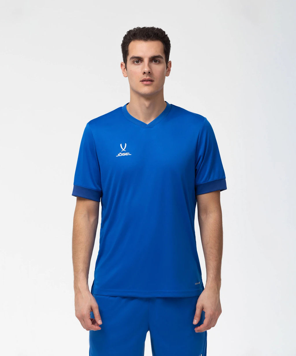 Футболка игровая JOGEL DIVISION PerFormDRY Union Jersey, синий/темно-синий/белый  фото 6
