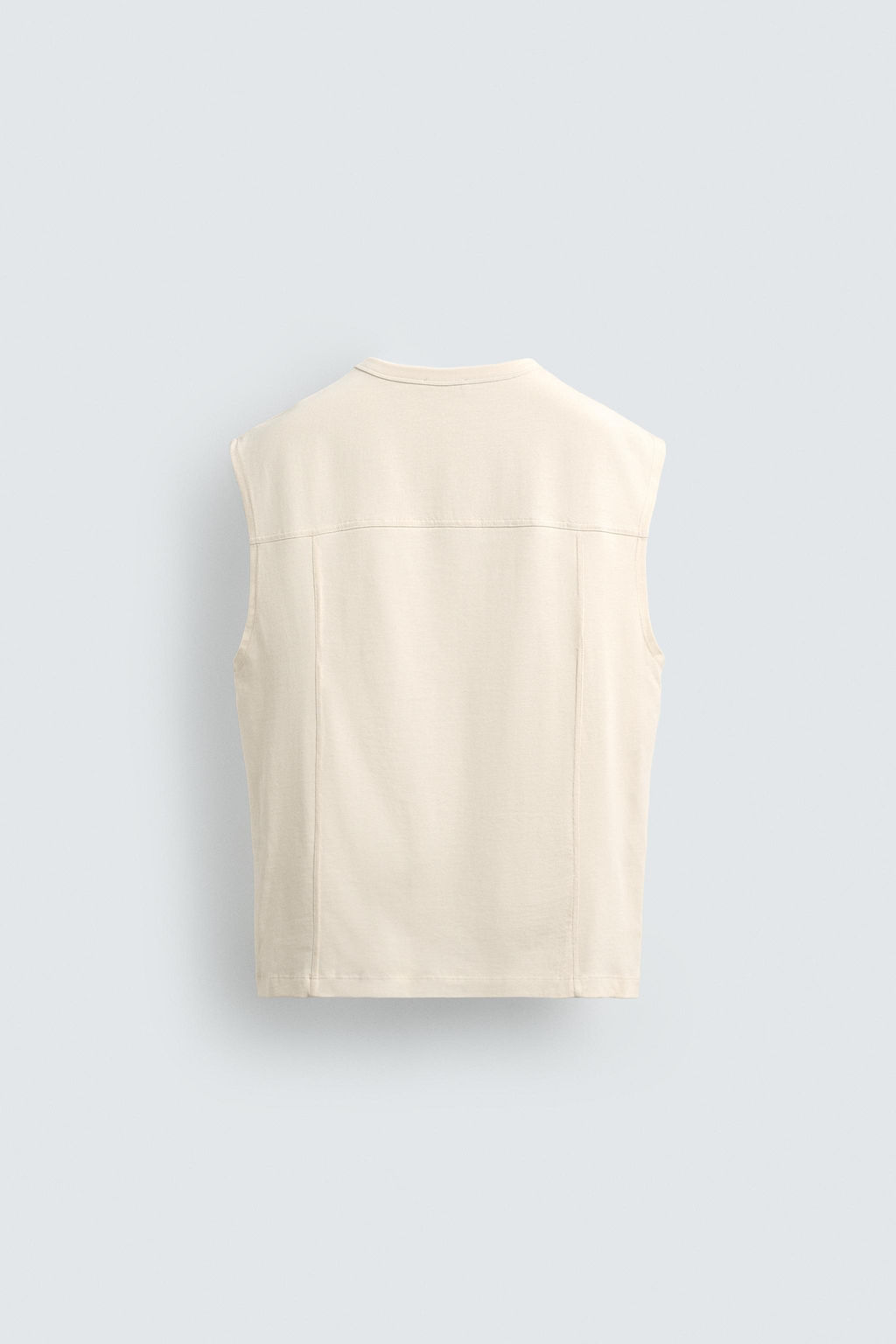 CAMISETA TANK RELAXED FIT / Crudo