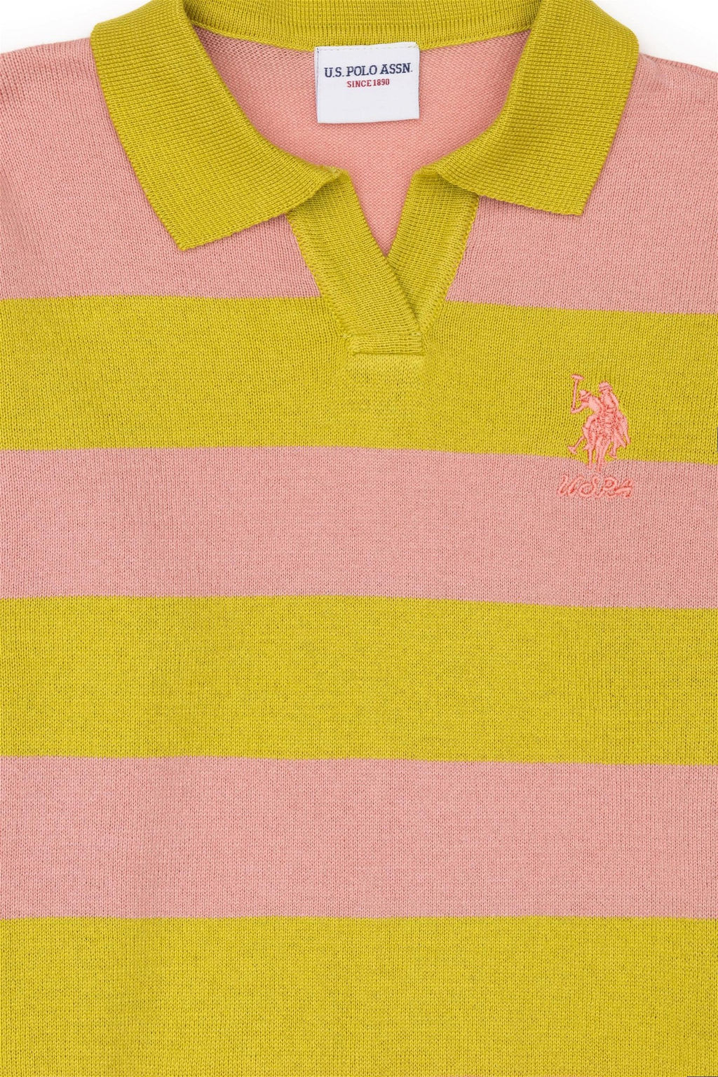 Пудровый свитер для девочки - U.s. polo assn фото 5