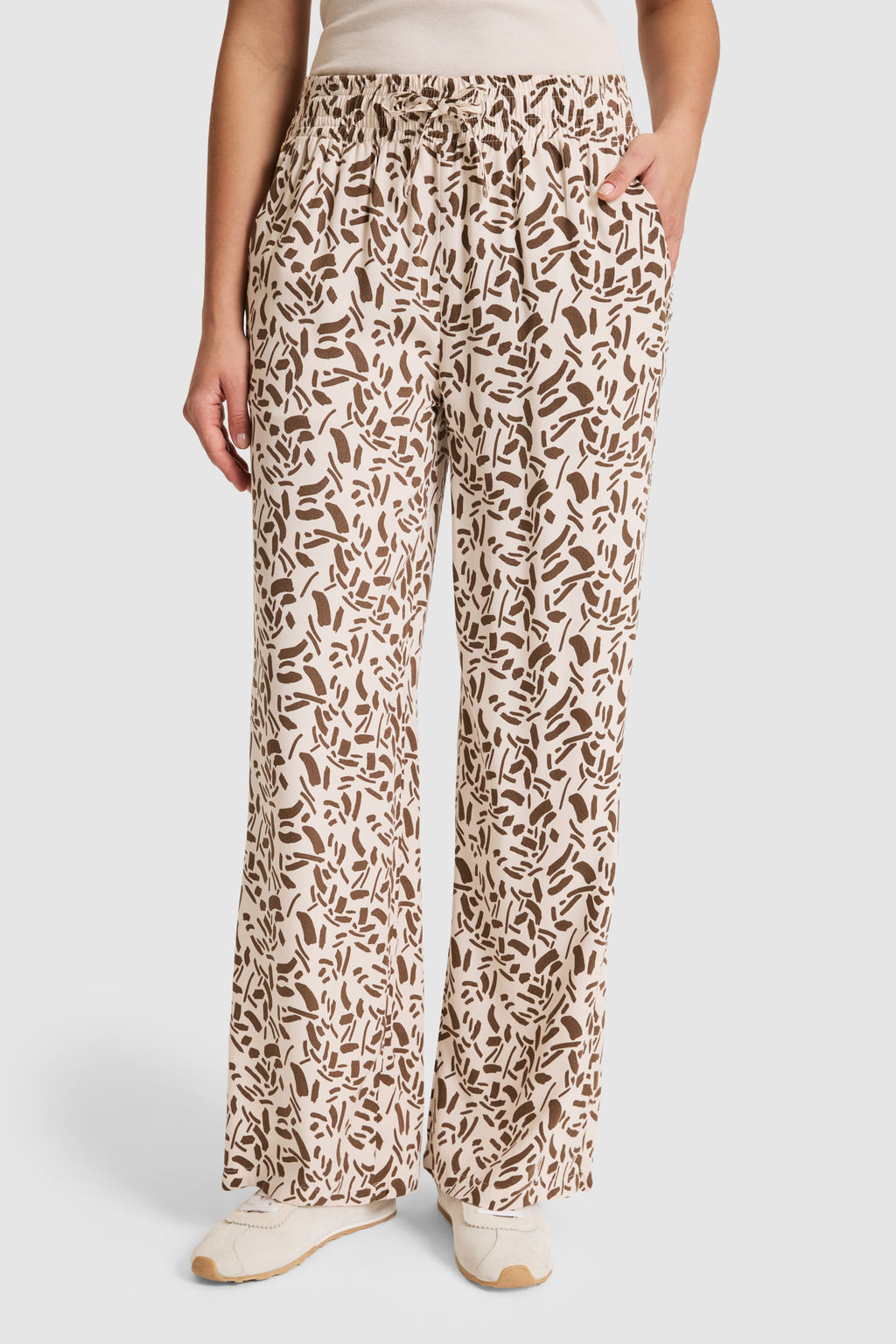 Kad_n Krem Kanvas Pantolon - U.s. polo assn фото 2