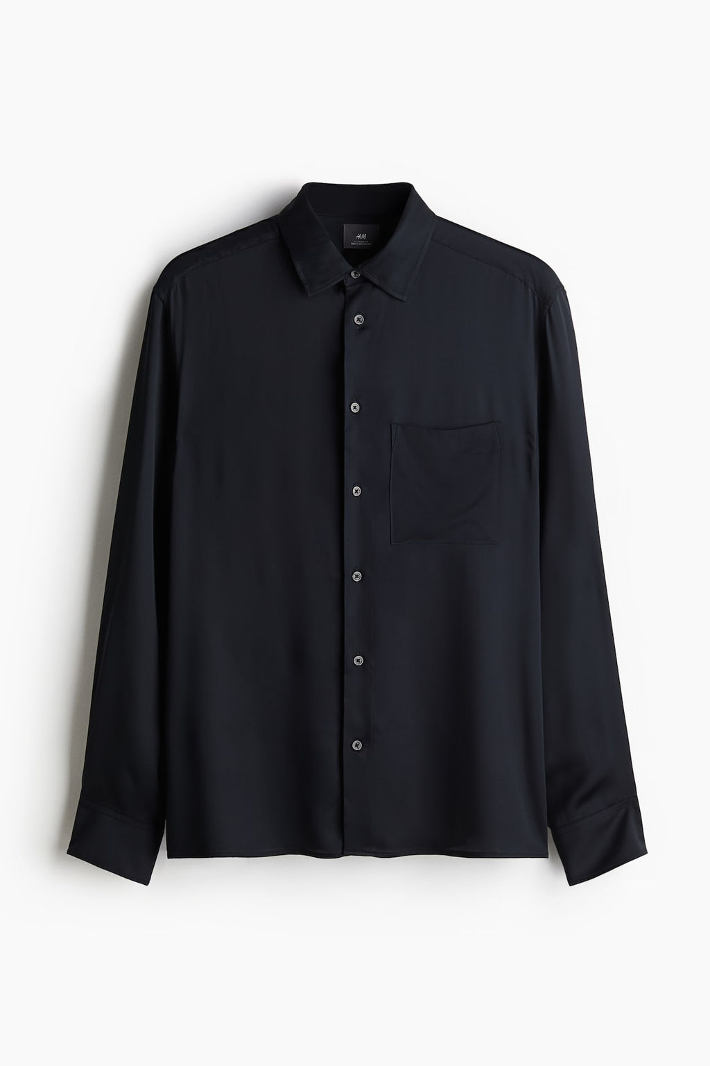 Camisa de saten Regular Fit - H&m фото 5