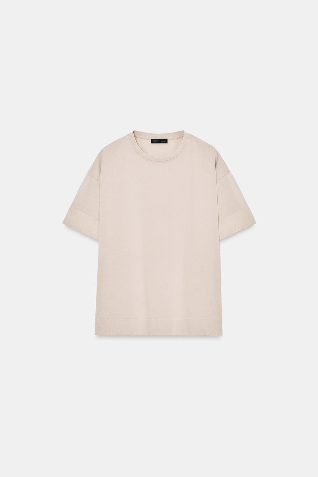 CAMISETA HEAVY COTTON MANGA CORTA / Vis?n claro - Zara фото 4