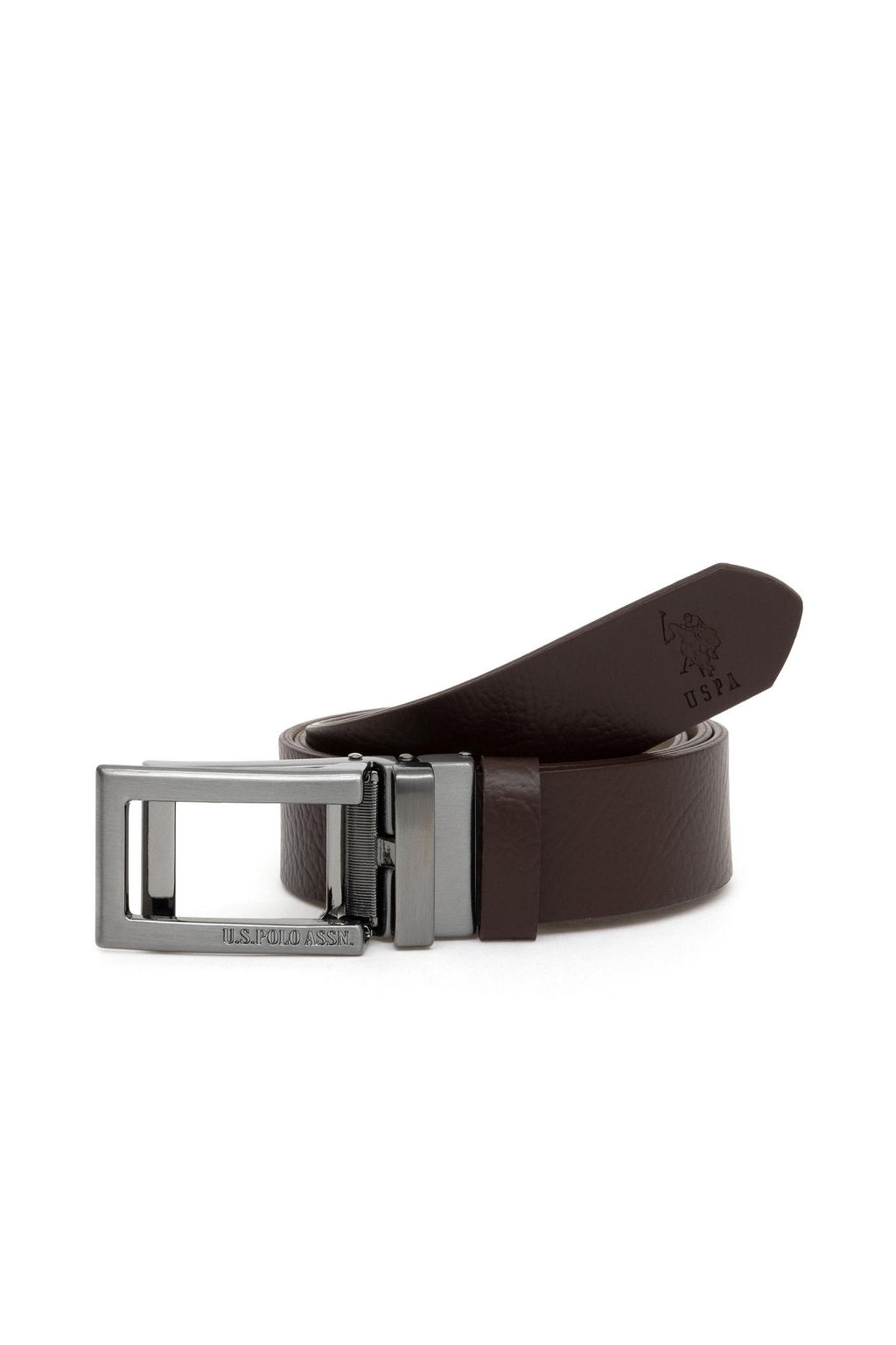 Мужской коричневый пояс Неожиданная скидка в корзине - U.s. polo assn фото 3
