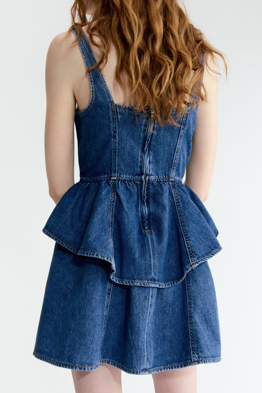 Vestido denim con falda acampanada - H&m фото 4