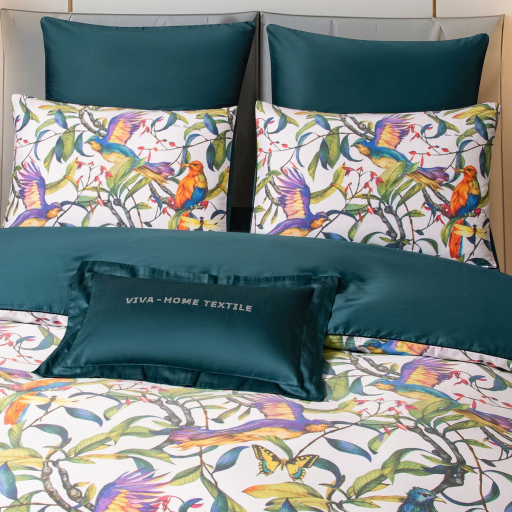 Комплект постельного белья Сатин Премиум на резинке CPAR020 180*200*30;160*200*30;140*200*30 Евро 4 Наволочки