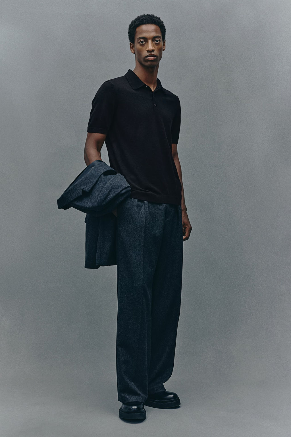 Polo de lana Slim Fit - H&m фото 5