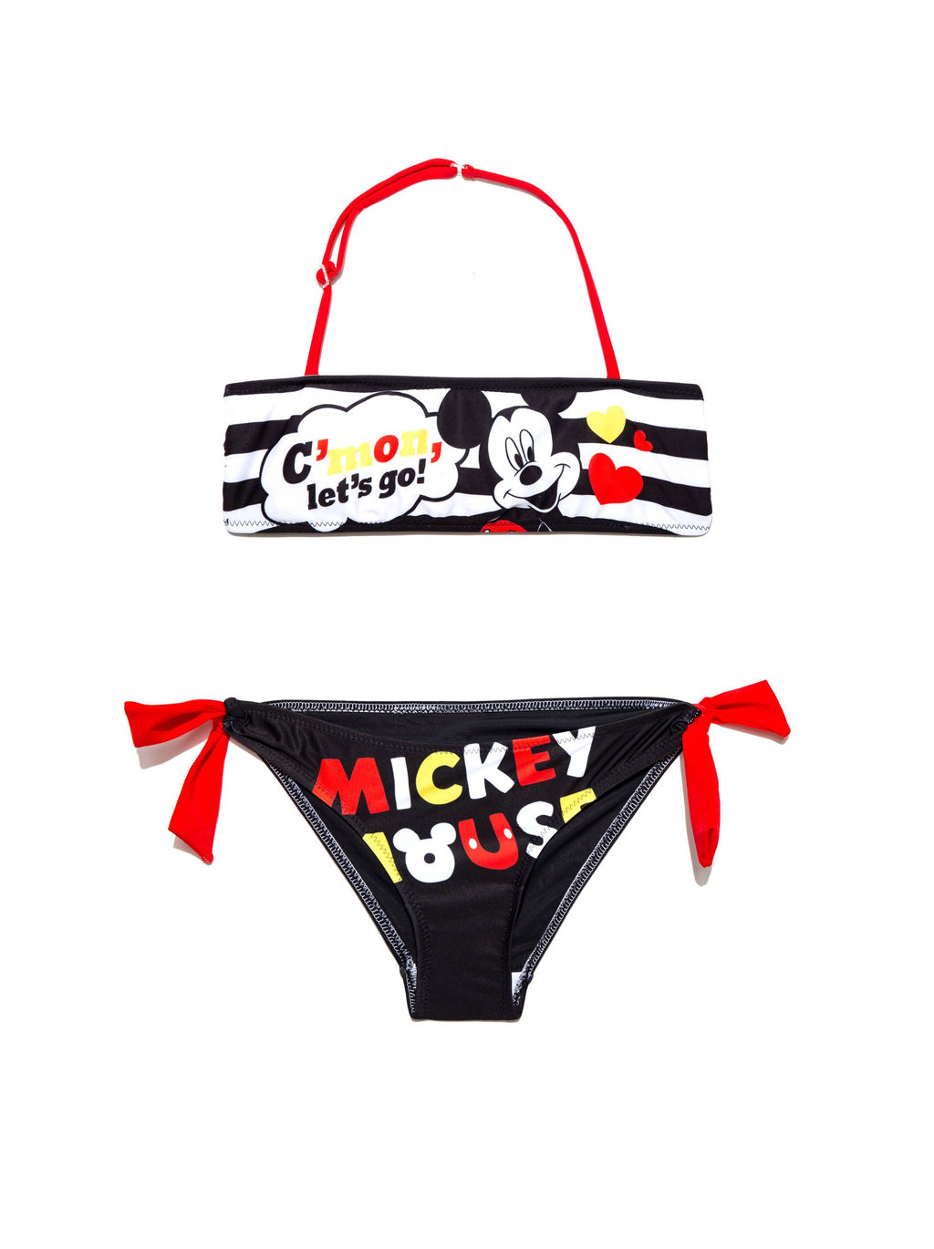 ESLI Яркий купальник FASHION TIME с Микки Маус Disney черный