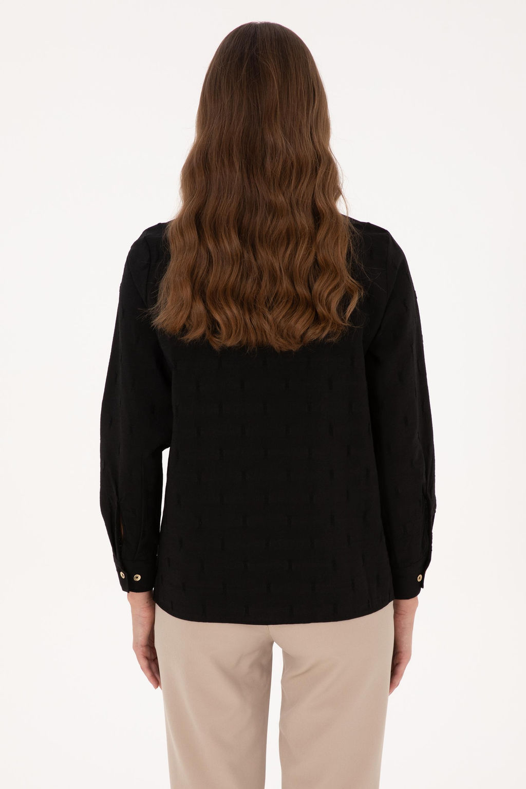 Kad_n Siyah Uzun Kollu G_mlek - U.s. polo assn фото 5