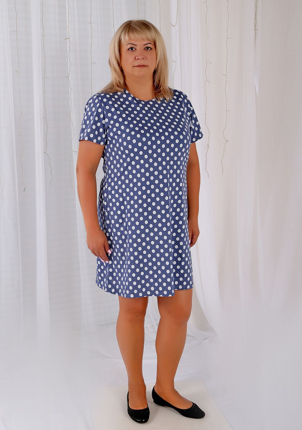 Платье Устина-2 индиго - Марлен фото 2