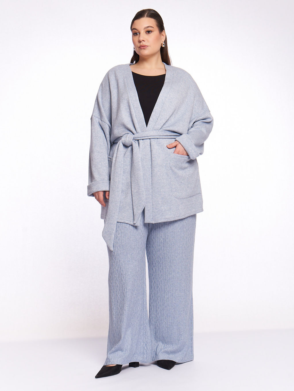 Кардиган вязаный KA07008MEL13