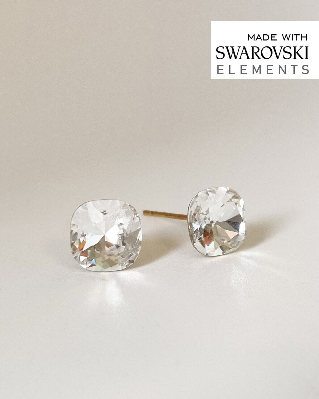 Серьги с кристаллами Swarovski