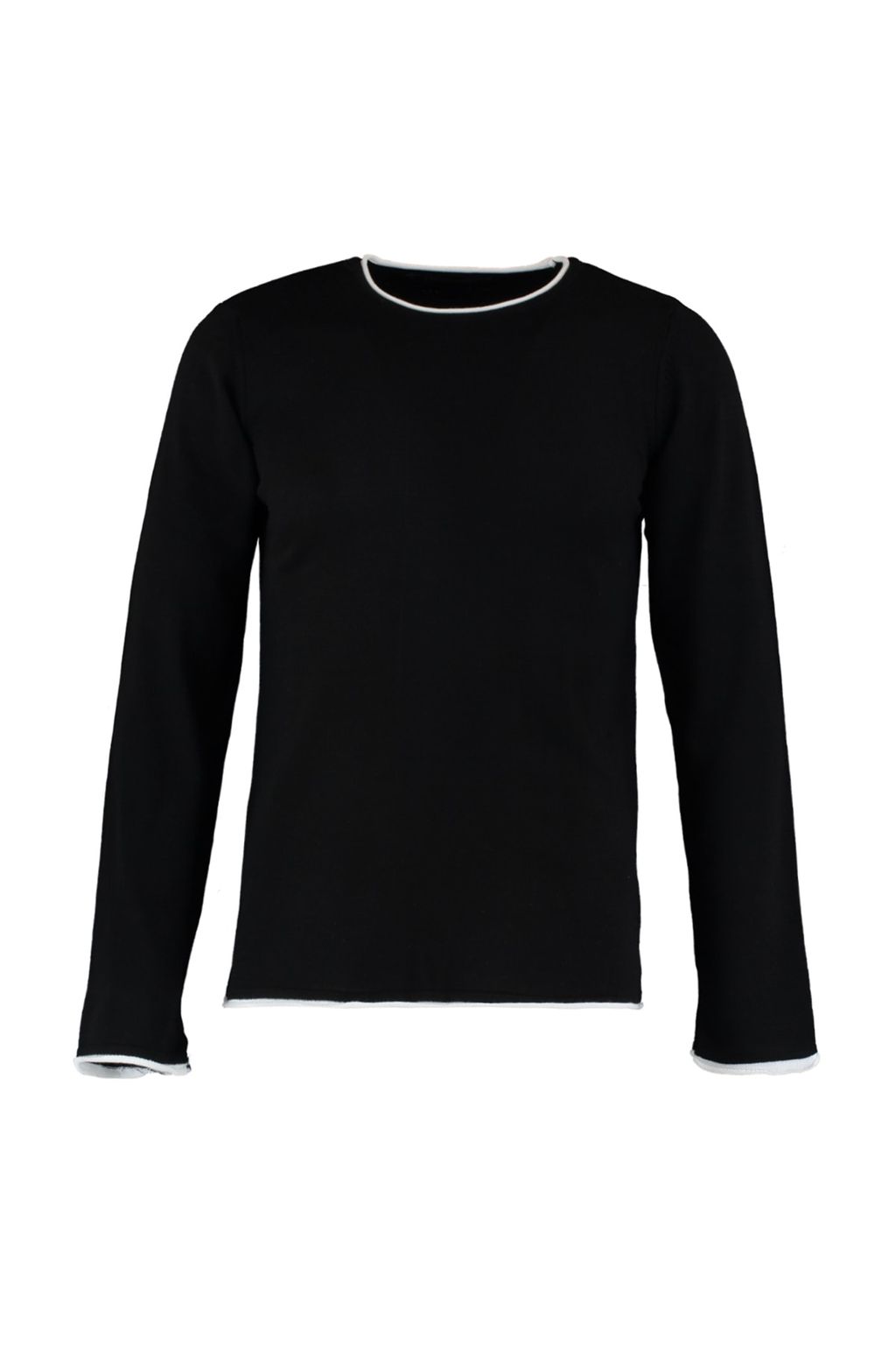 Trendyolmilla Man Lacivert Erkek Slim Fit Dar Kesim Kontrast Yaka Biyeli Kazak TMNAW21KZ2499  фото 12