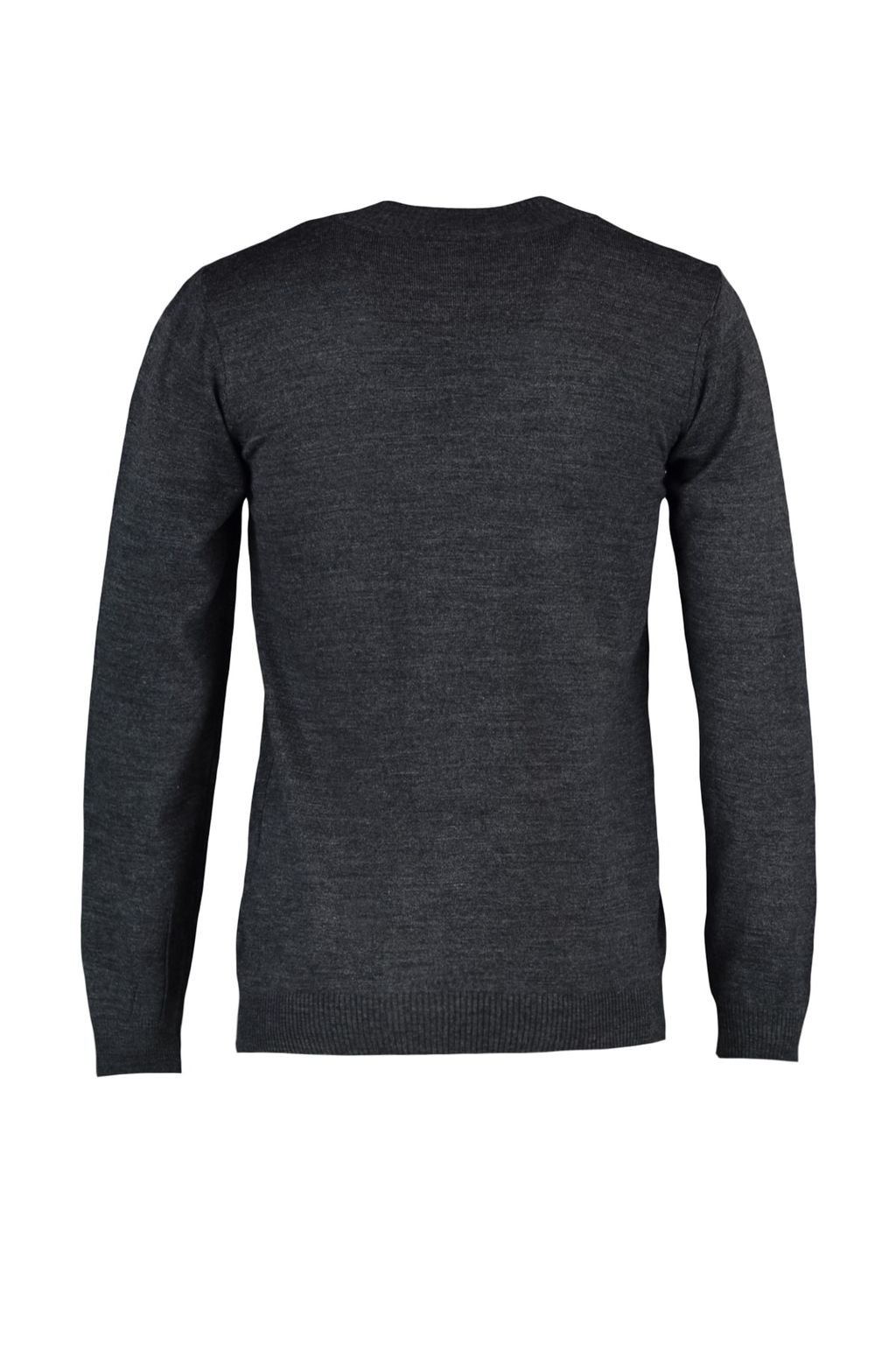 TRENDYOL MAN Siyah Slim Fit Dar Kesim Yar?m Bal?kc? Yaka Basic Kazak TMNAW21KZ0758 - Trendyolmilla фото 16