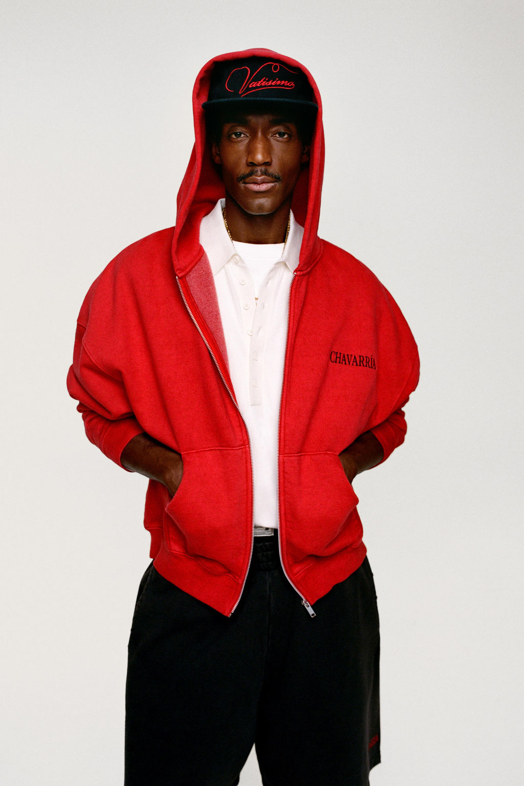 SUDADERA RELAXED FIT CAPUCHA WILLY CHAVARRIA X ZARA / Rojo фото 2