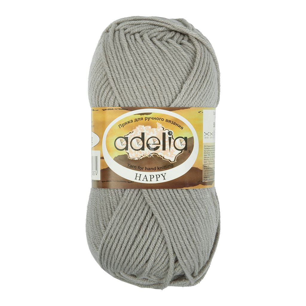 Пряжа ADELIA HAPPY 100% акрил 10 шт. х 50 г 128 м 7 м