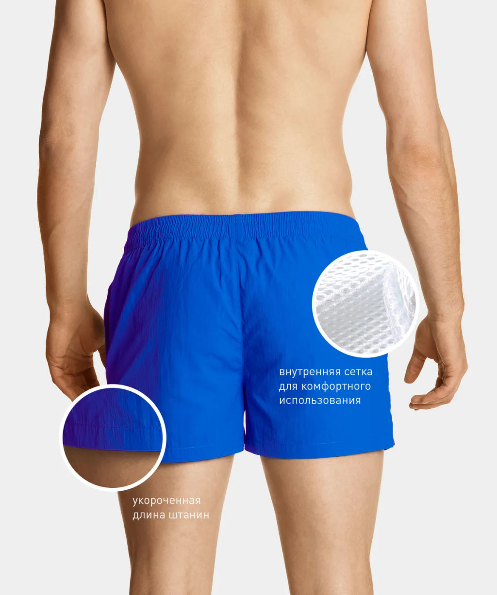 ATLANTIC KMB-199 Шорты мини мужские Paper Touch  фото 9