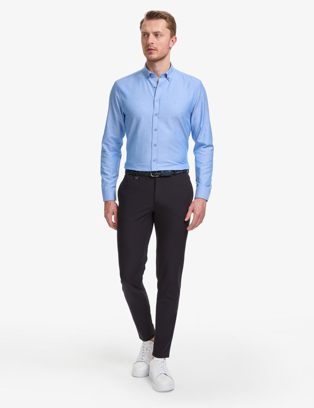 Lacivert Klasik Jogger Pantolon