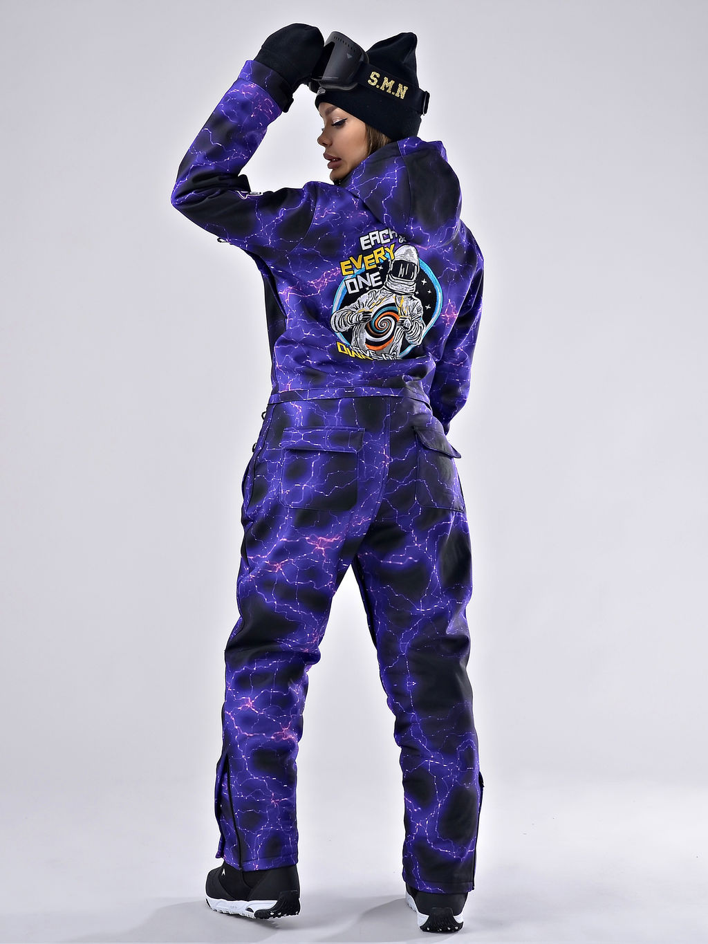 Женский зимний сноубордический комбинезон Alpha Endless 222/220518-2_013 Фиолетовый  фото 9