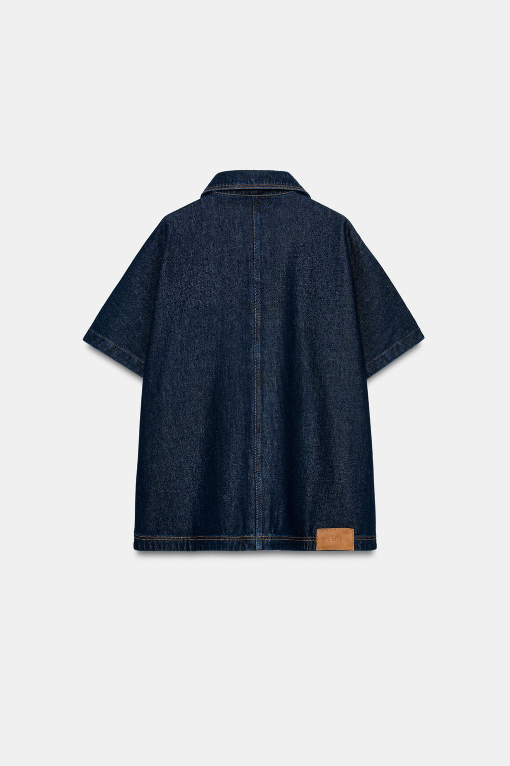 SOBRECAMISA Z1975 DENIM OVERSIZE / Azul - Zara фото 10
