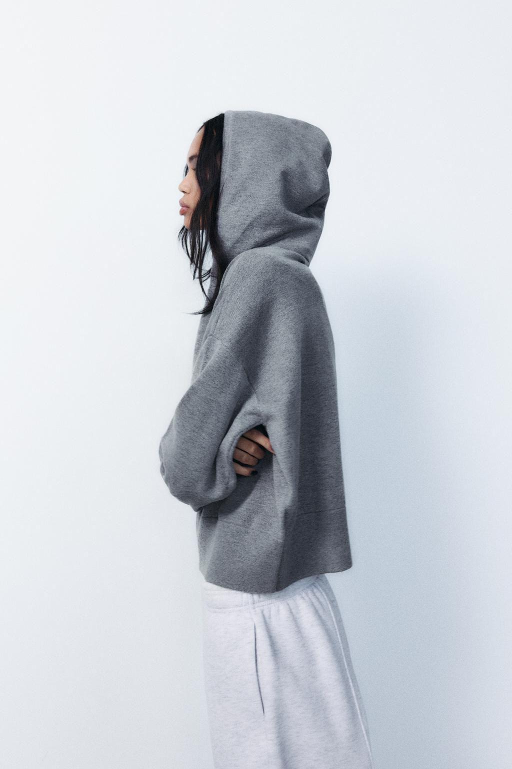 KNIT CARDIGAN WITH HOOD - Zara фото 4