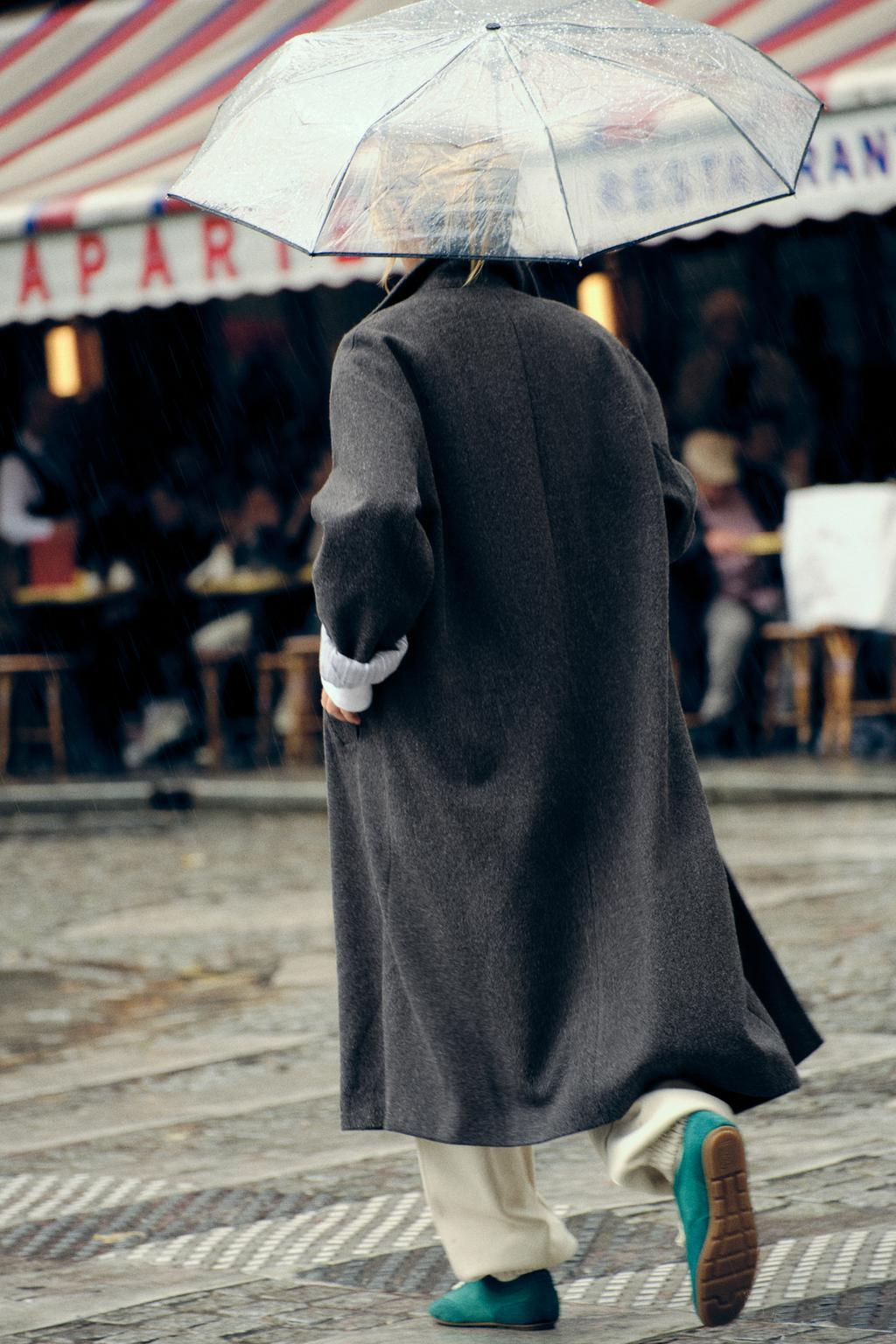 OVERSIZED DOUBLE-BREASTED COAT - Zara фото 2