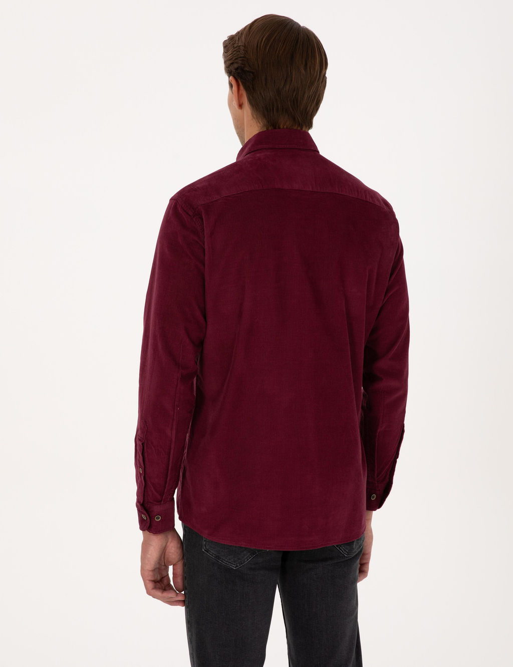 Bordo Regular Fit Uzun Kollu G_mlek - Pierre cardin фото 5
