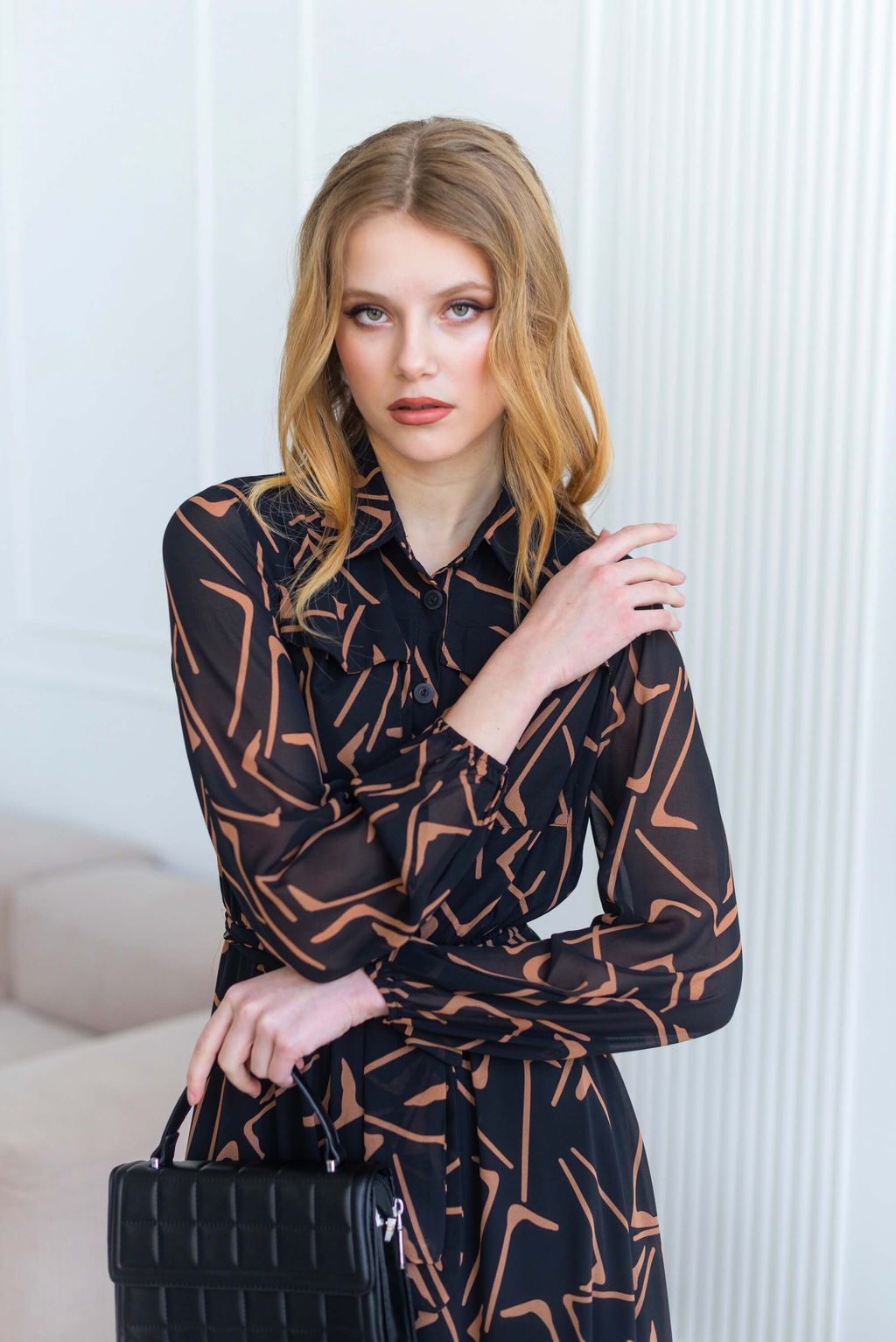 Платье Кэсси (черный) - Nadi bordo фото 4