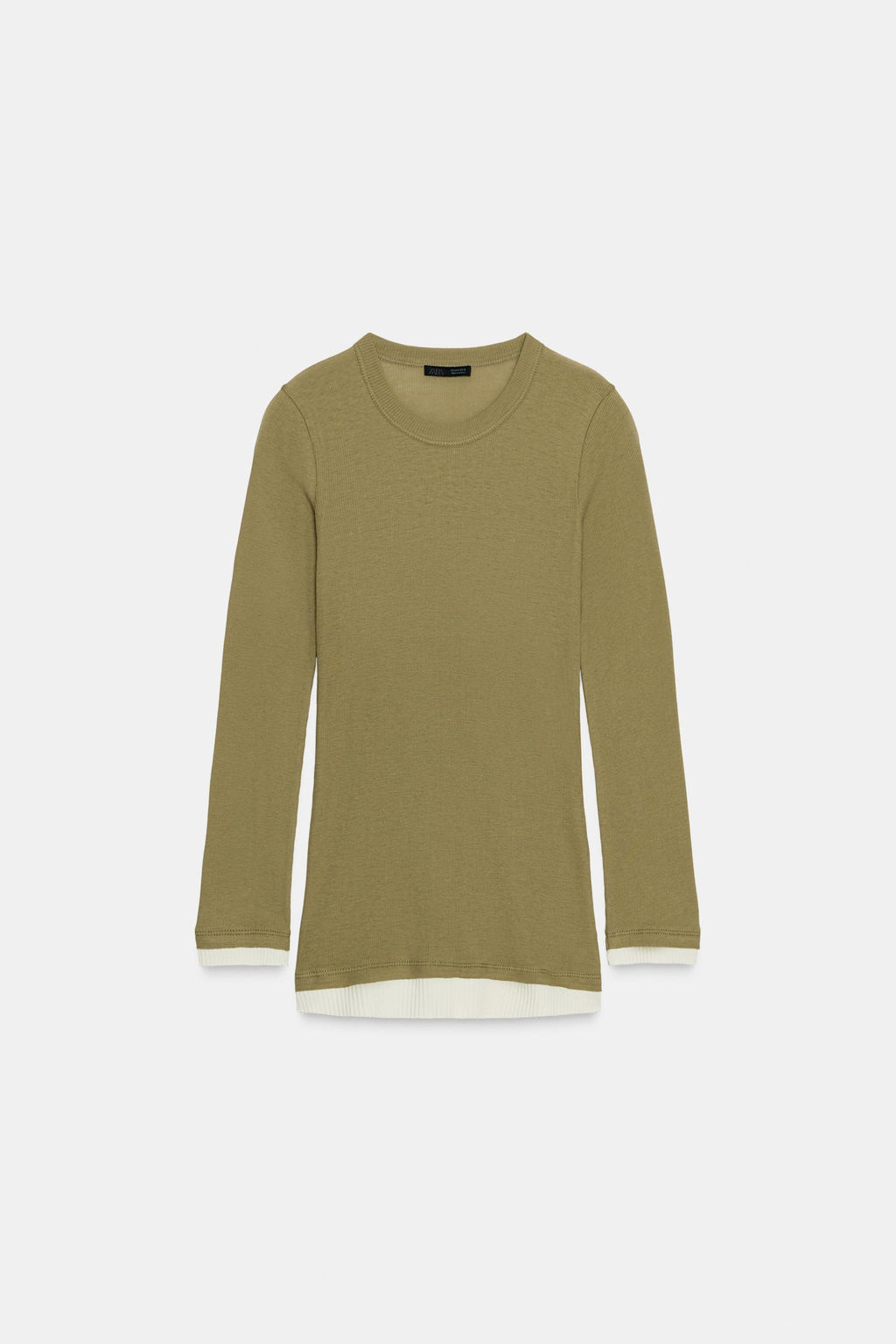 DOUBLE SUPIMA® COTTON T-SHIRT - Zara фото 5