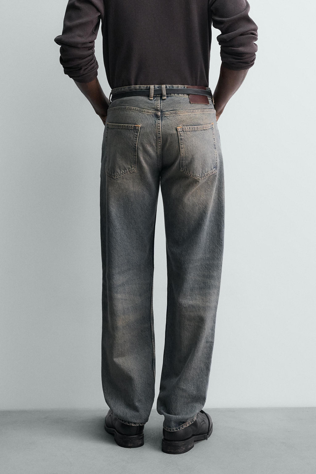 JEANS STRAIGHT FIT ROTOS / Azul tinta - Zara фото 3