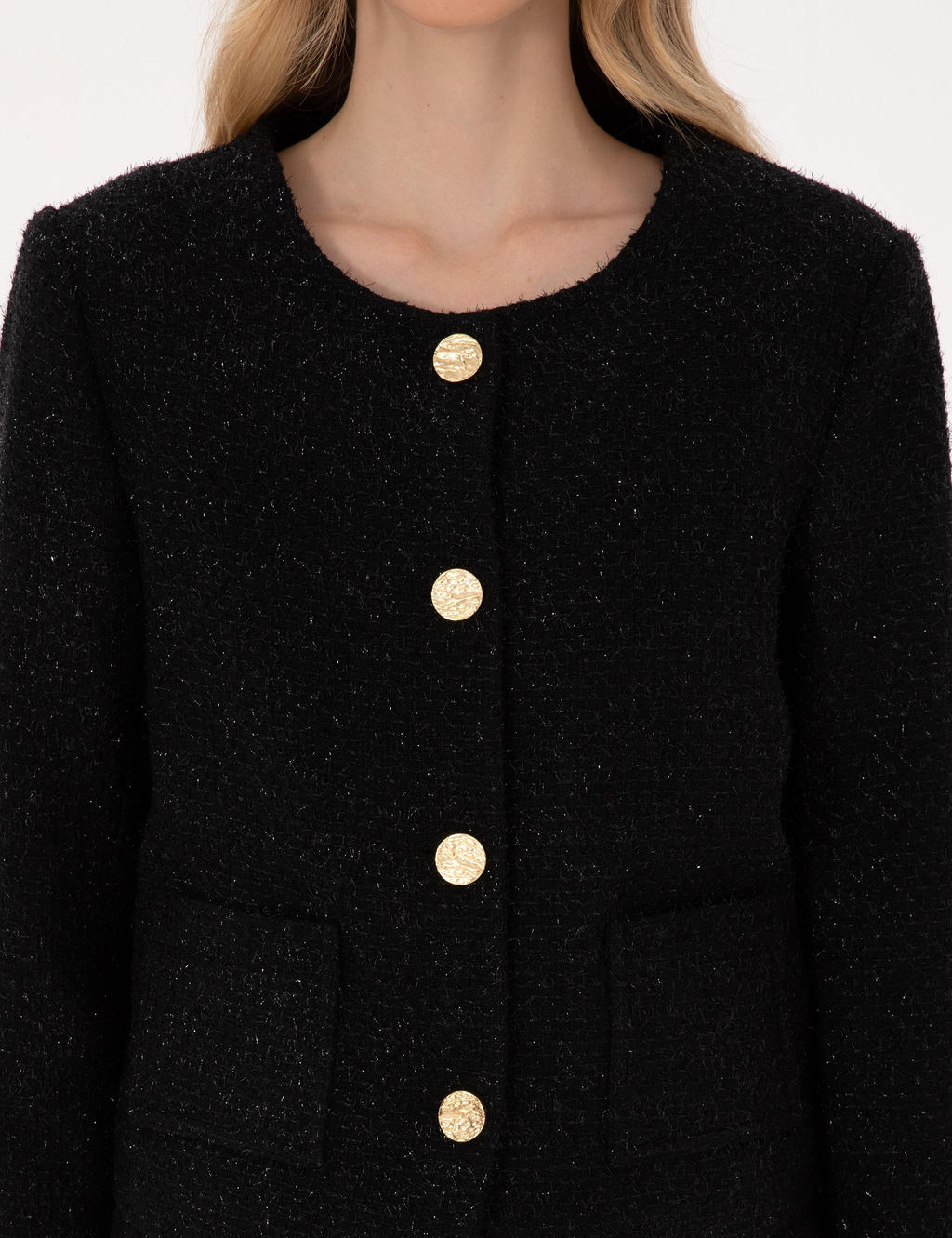 Siyah Crop Top T_vit Ceket - Pierre cardin фото 7