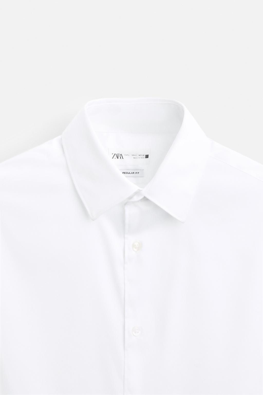 TEXTURED TWILL SHIRT - Zara фото 9