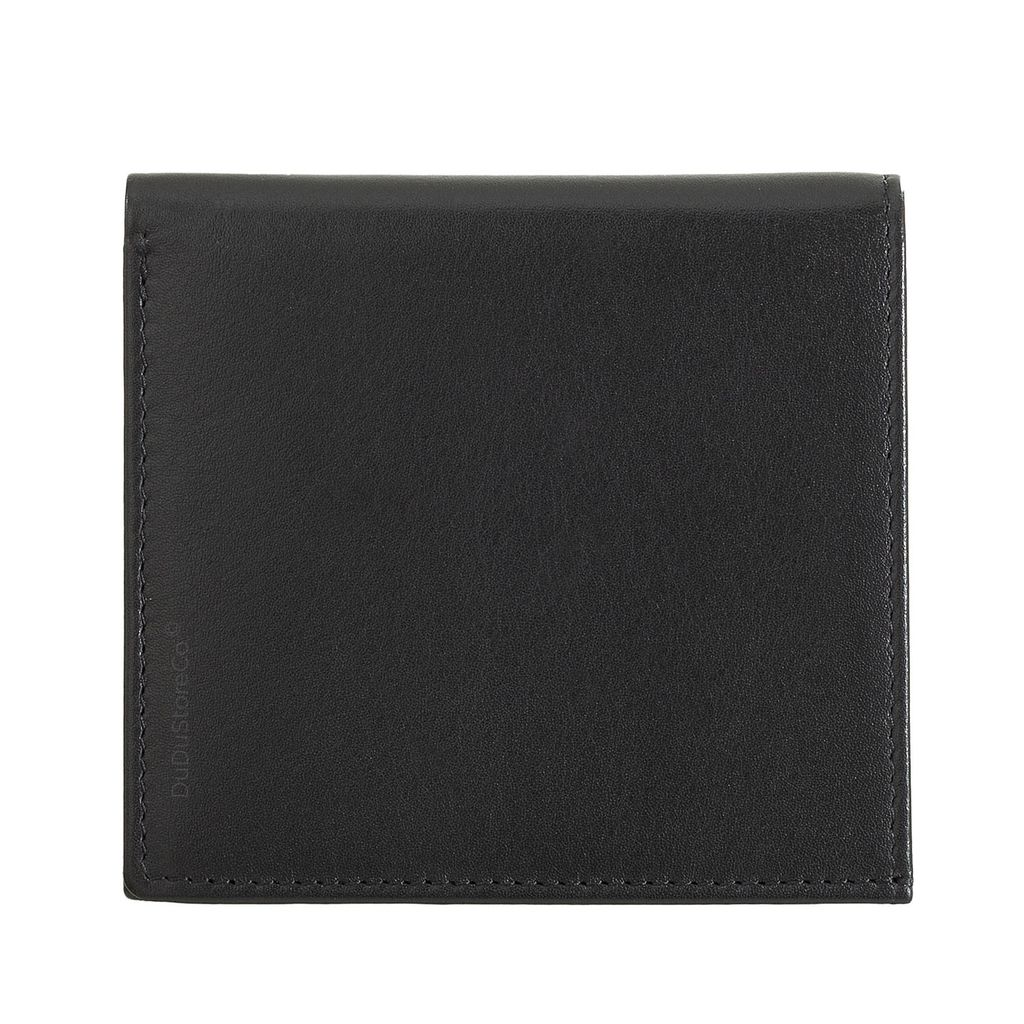 Итальянский кожаный кошелек DuDu серии Flavio | черный - Dudubags фото 6