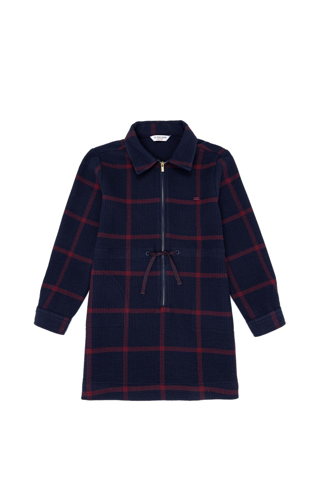 U. S. Polo Assn Темно-синее тканое платье для девочки - U.s. polo assn фото 4