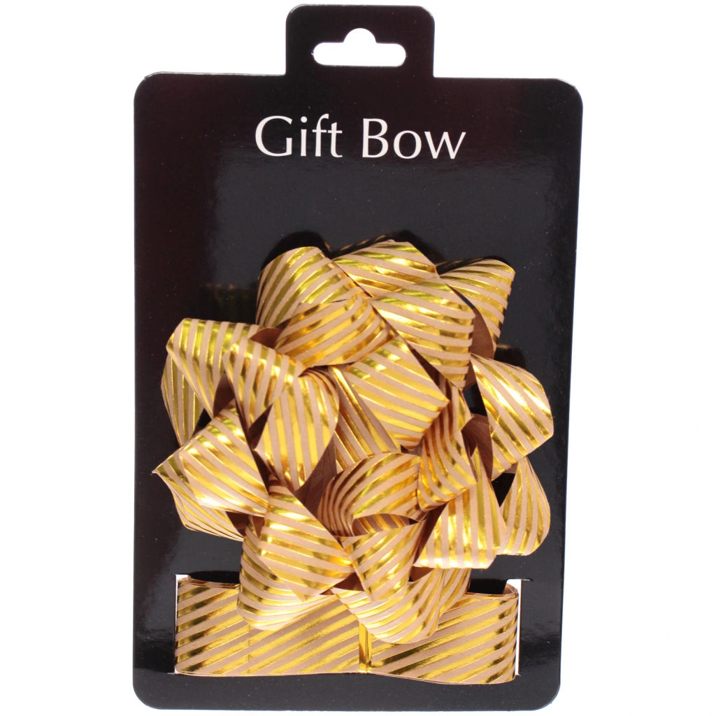 Цена за 2 шт. Набор для декорирования "Параллели судьбы" бант 2см, лента 2,5см (3м), Золото