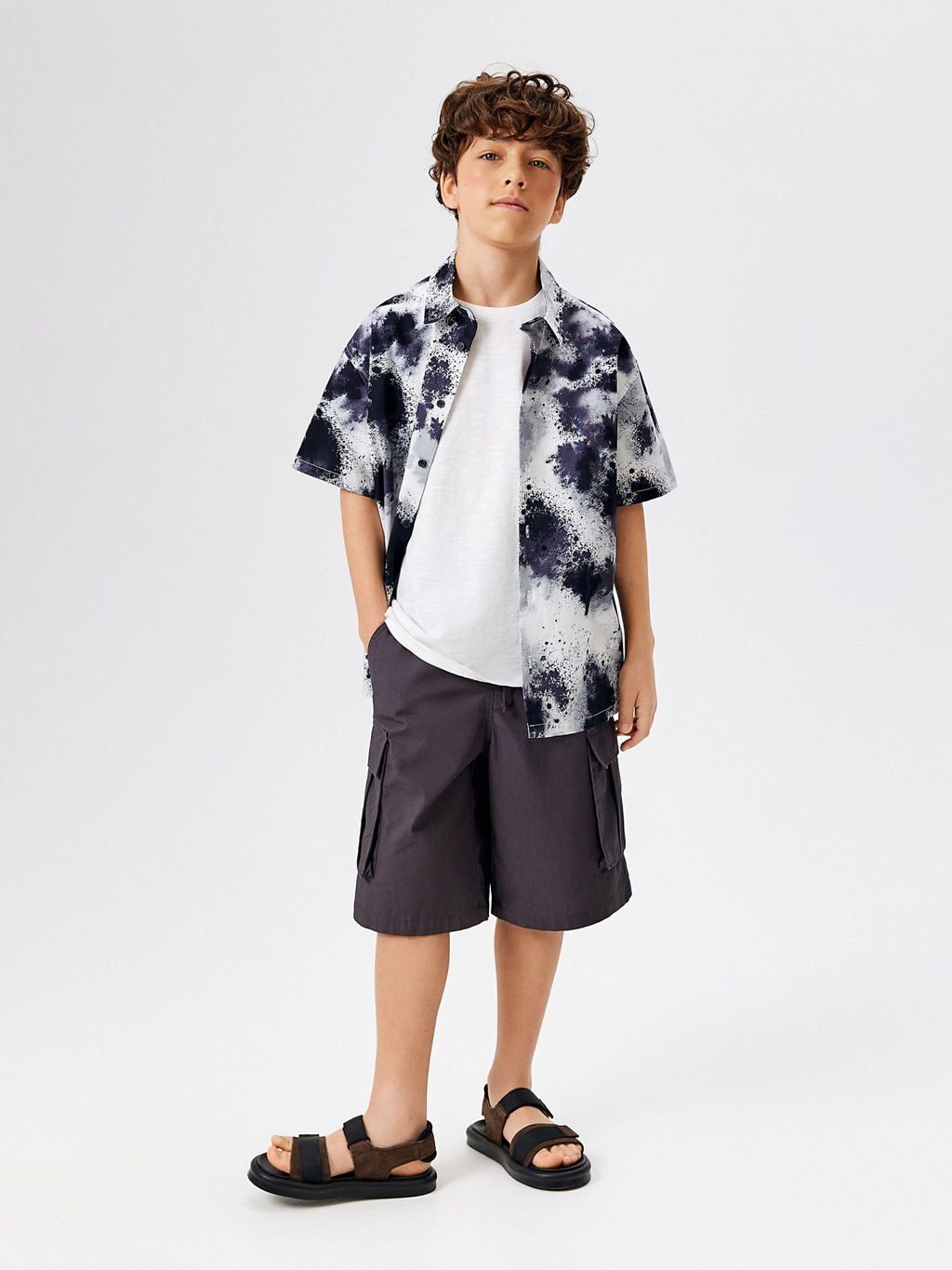 ACOOLA / Шорты детские для мальчиков Zulem серый  фото 6