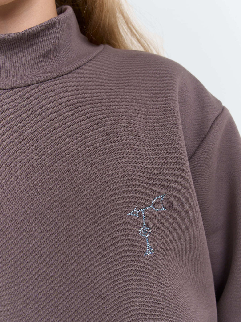 Свитшот Темный шоколад утепленный 7+ - Bungly фото 4