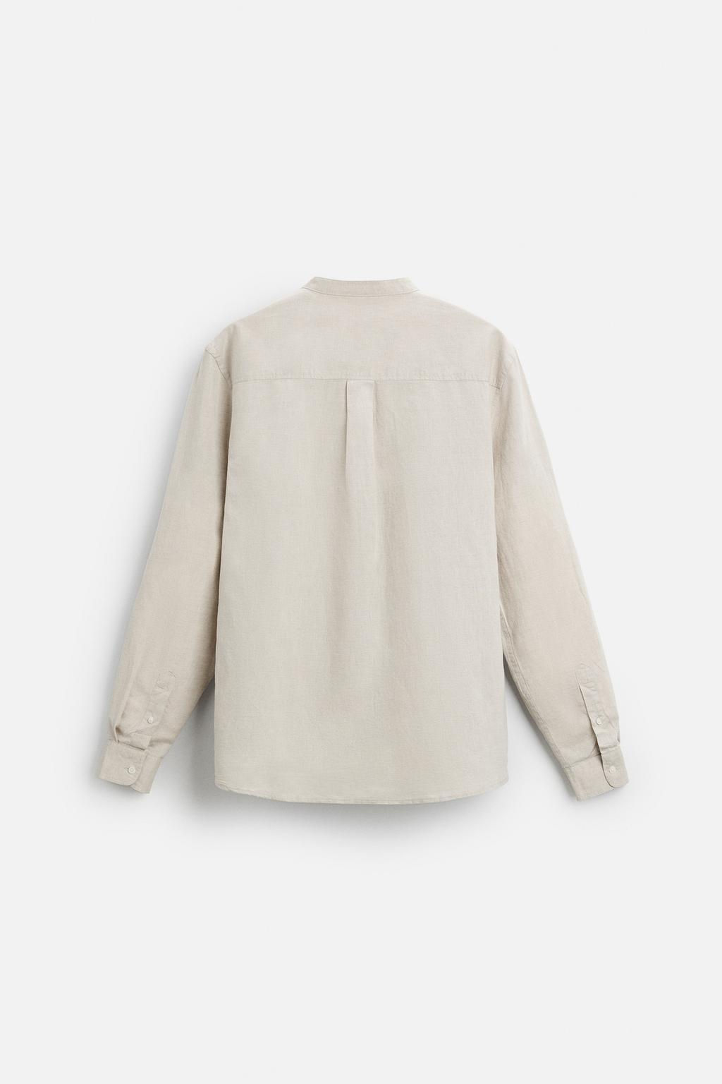 COTTON - LINEN SHIRT - Zara фото 30