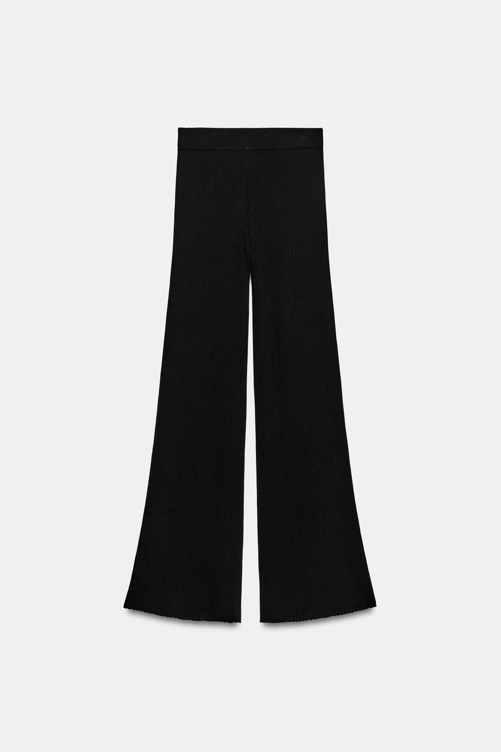 PANTAL?N ANCHO PUNTO RIB / Negro - Zara фото 4