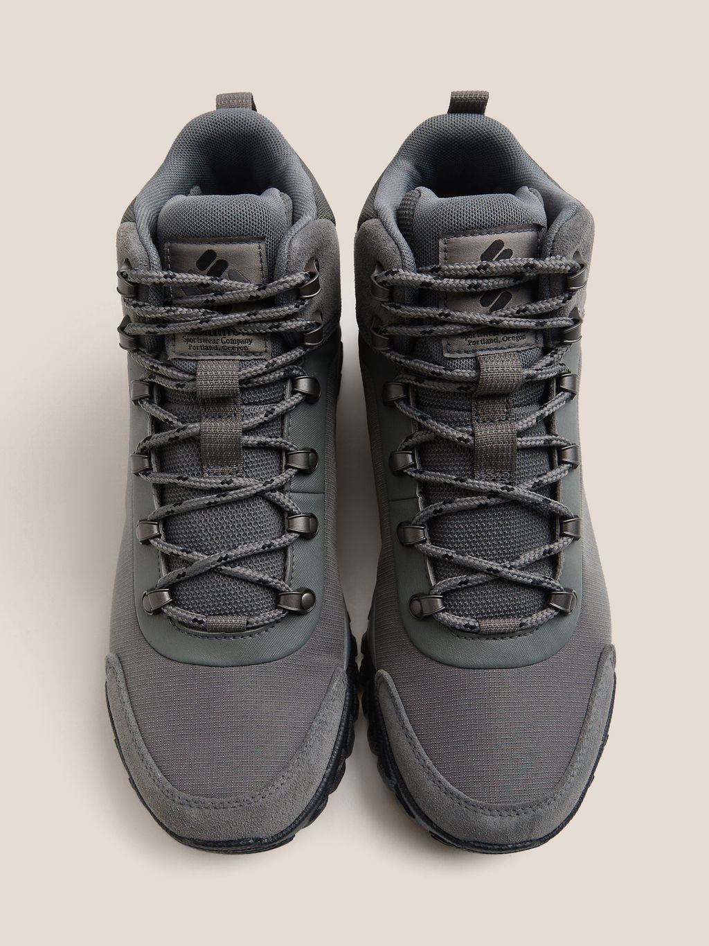 Мужские высокие кроссовки COLUMBIA BURNSIDER WATERPROOF Артикул 4544783, серый