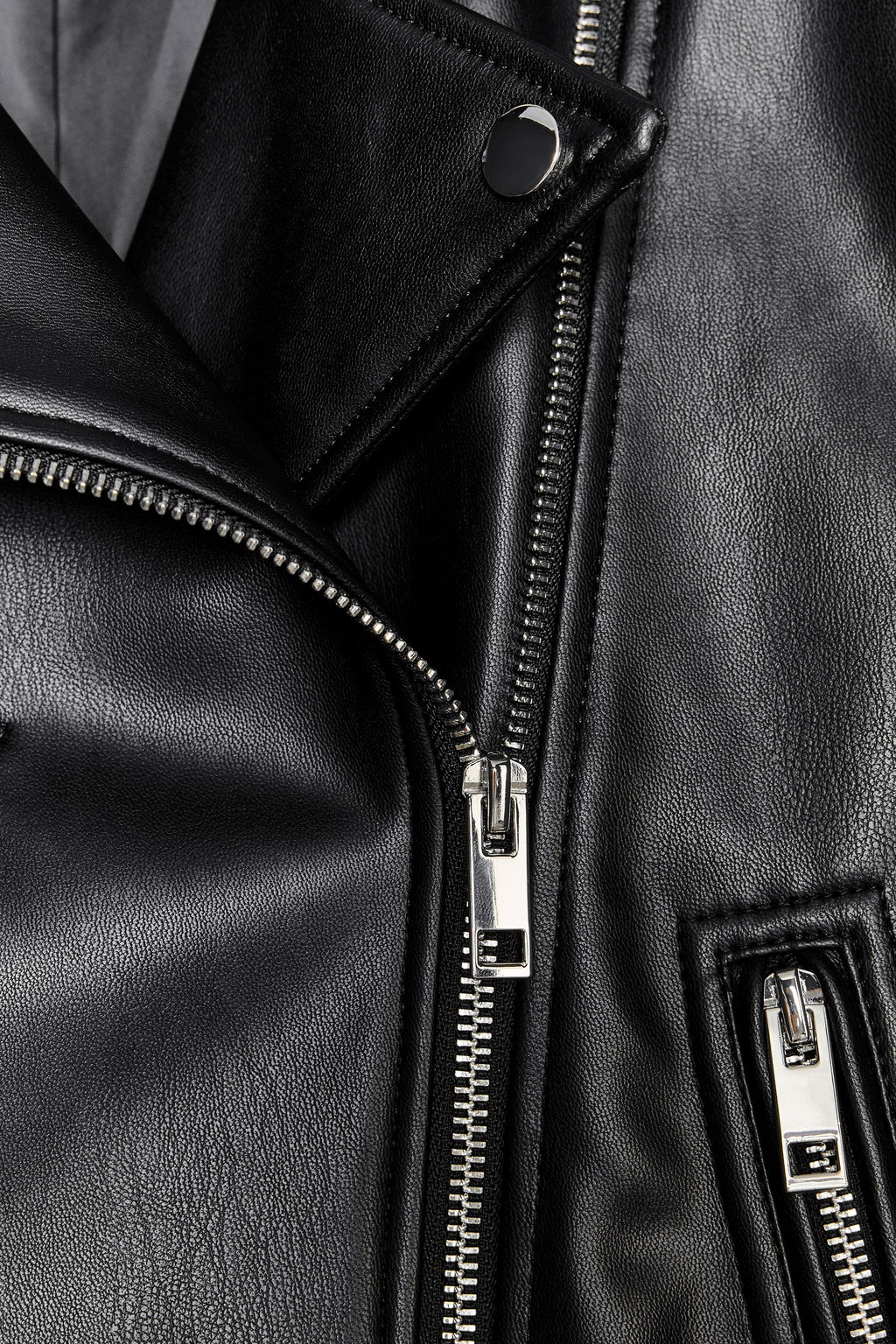 FAUX LEATHER BIKER JACKET - Zara фото 3