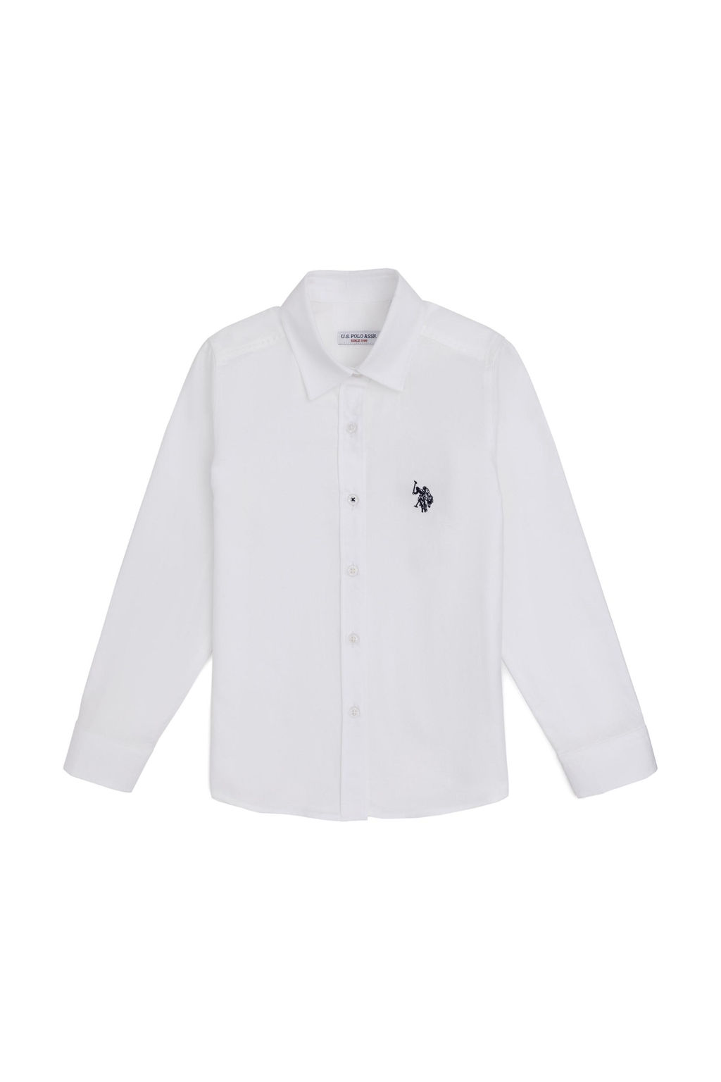 Белая рубашка с длинным рукавом для девочки Неожиданная скидка в корзине - U.s. polo assn фото 2