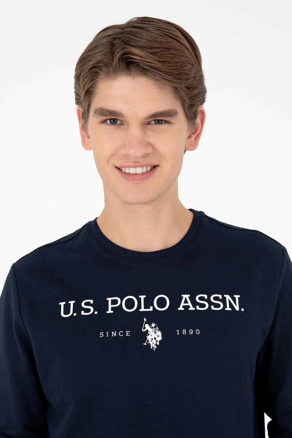 Мужской темно-синий свитшот - U.s. polo assn фото 2