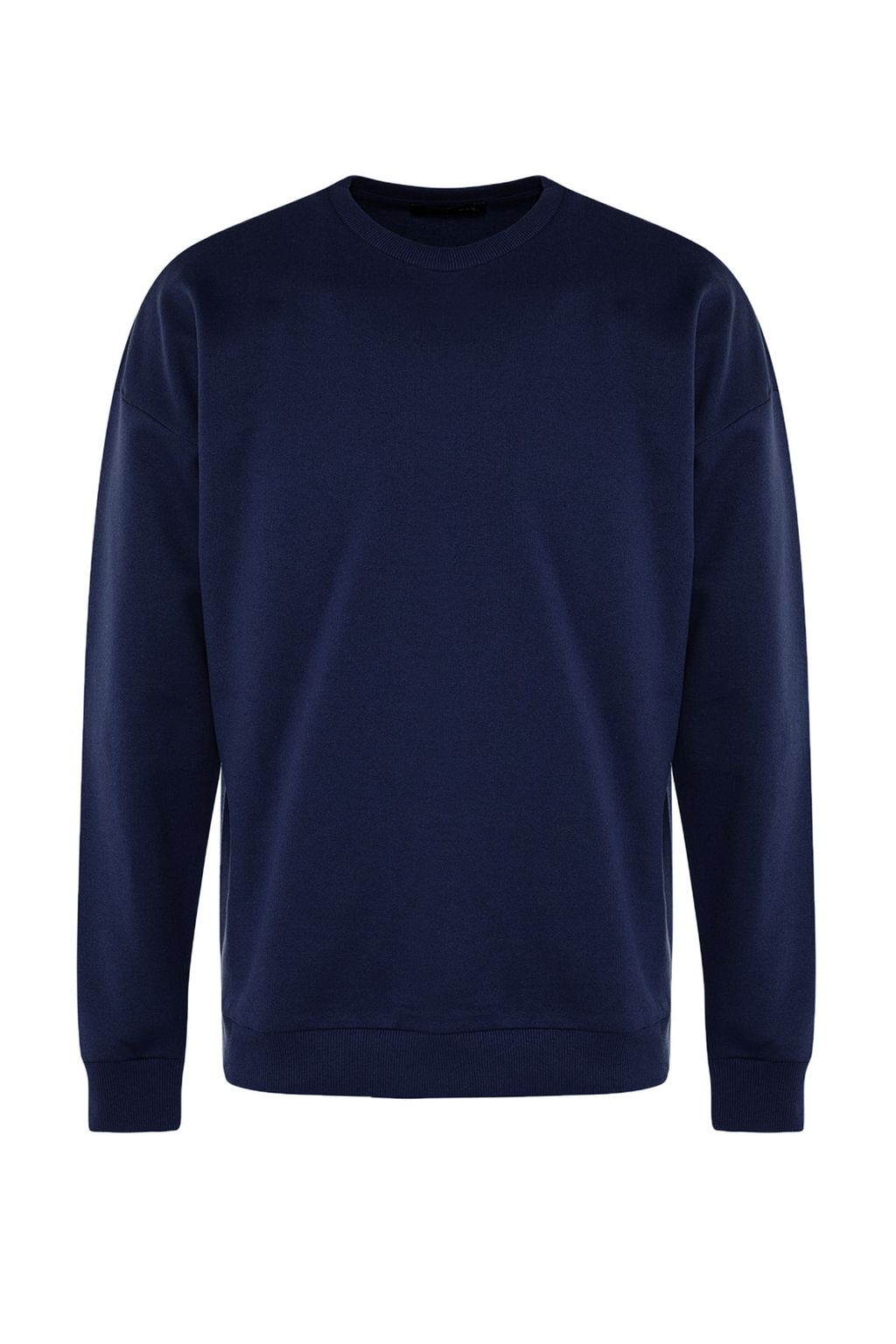 TRENDYOL MAN Lacivert Bisiklet Yaka Oversize/Genis Kesim Ici Polar/S?cak Tutan Mistik Bask? TMNAW23SW00275 - Trendyolmilla фото 13