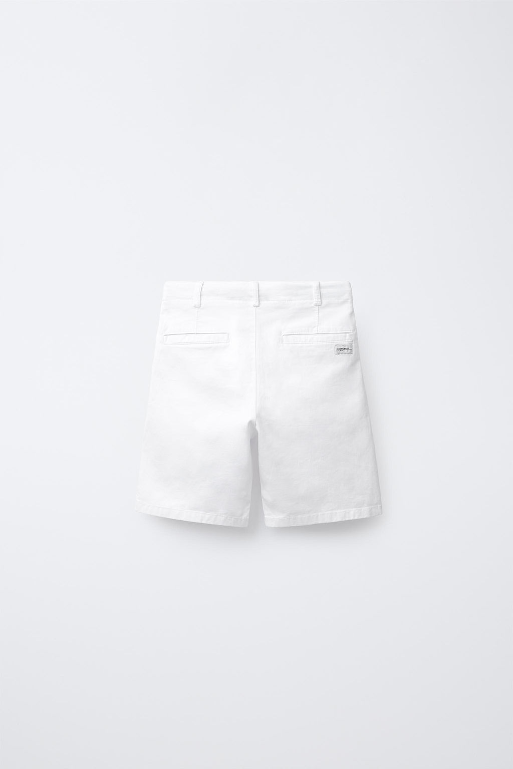 BASIC SLIM FIT CHINO BERMUDA SHORTS - Zara фото 2