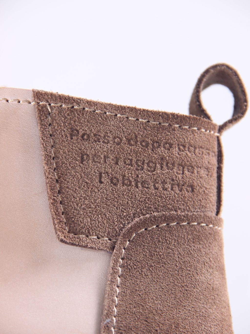 Ботинки 305.927ka.Вакса пудра+серо коричневая замша/шерсть