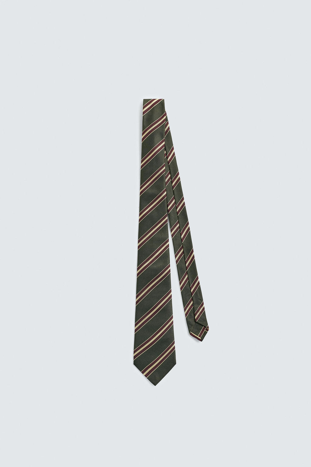 100% SILK STRIPED LIMITED EDITION TIE - Zara фото 3