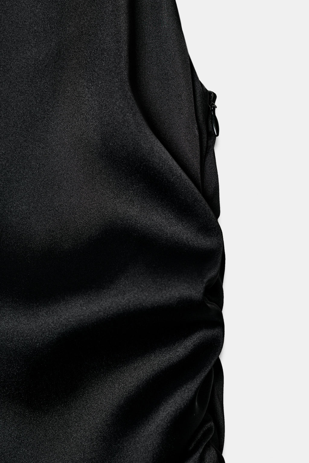 SHORT SATIN RUFFLE DRESS - Zara фото 3