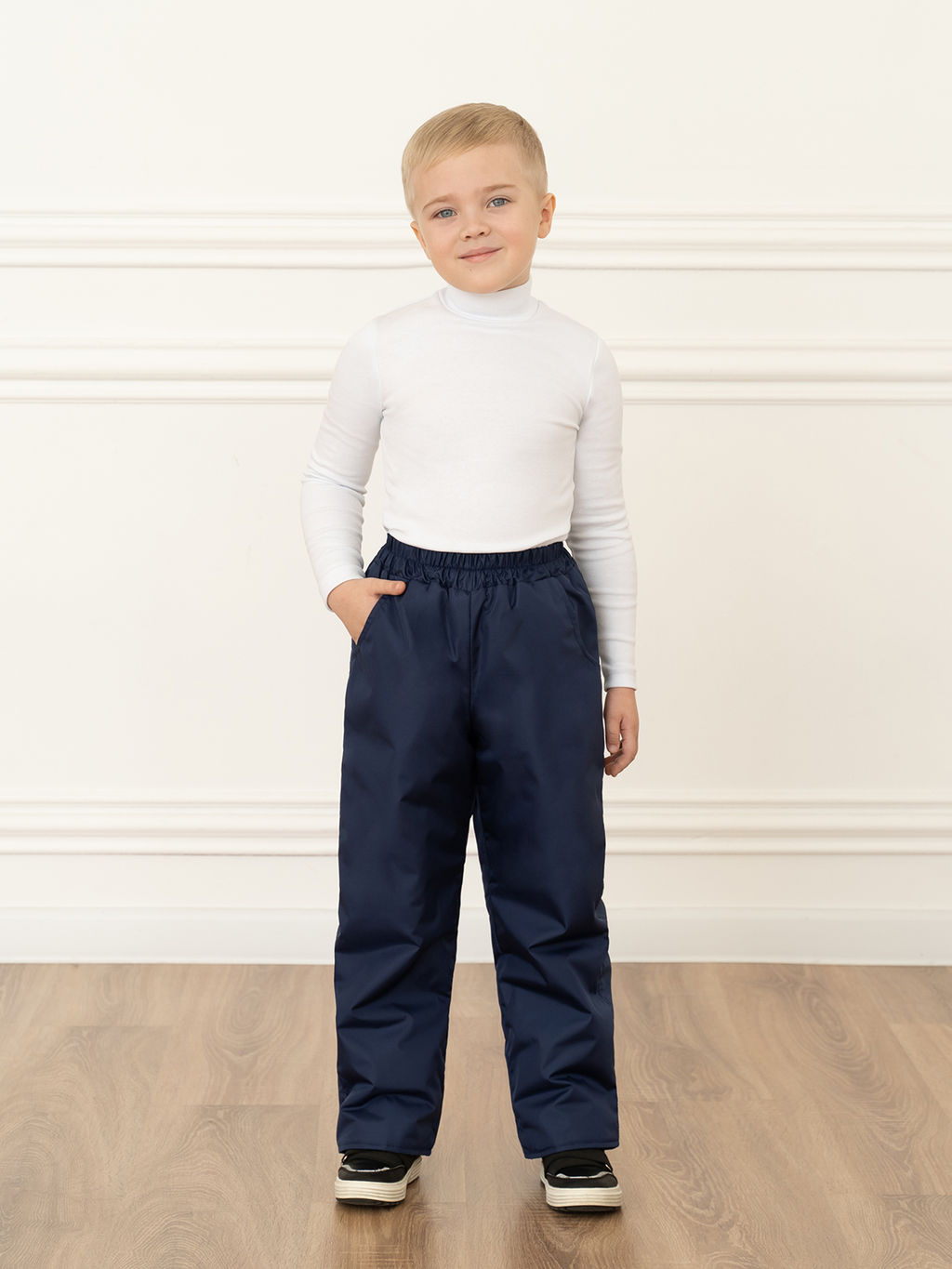 Джемпер-водолазка белая 645 (92, 56)