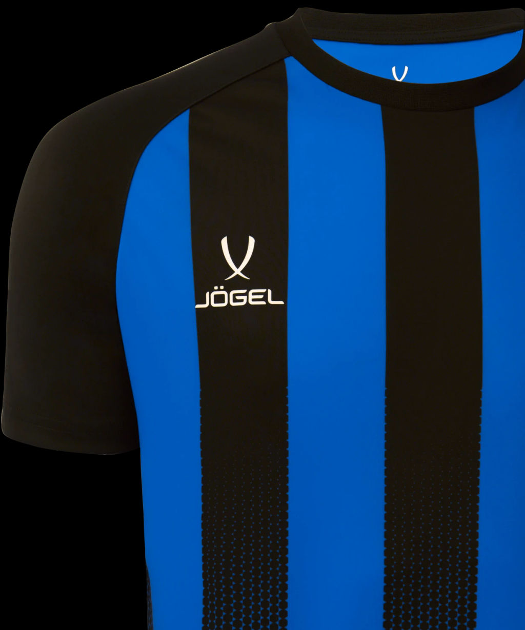 Футболка игровая JOGEL CAMP Striped Jersey, синий/черный